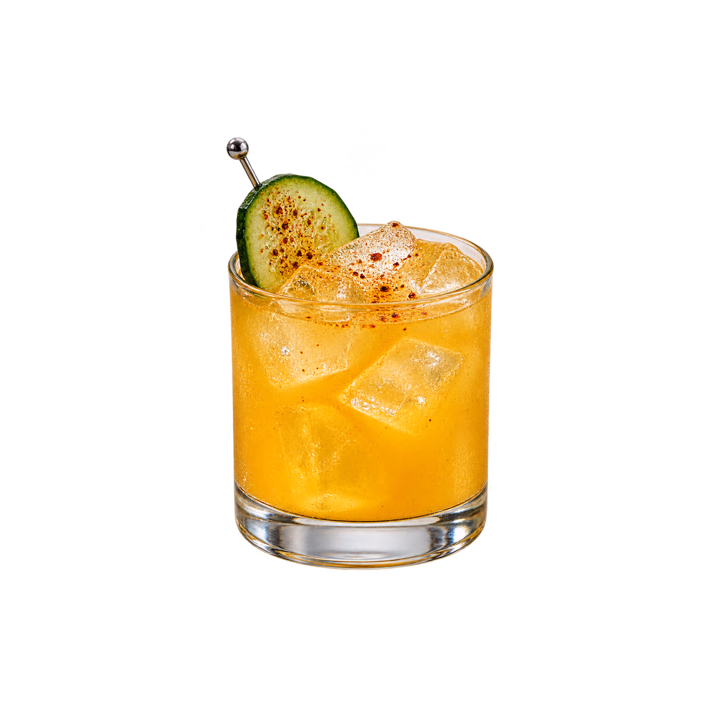 Mezcal Mule in a rocks glass, with ice